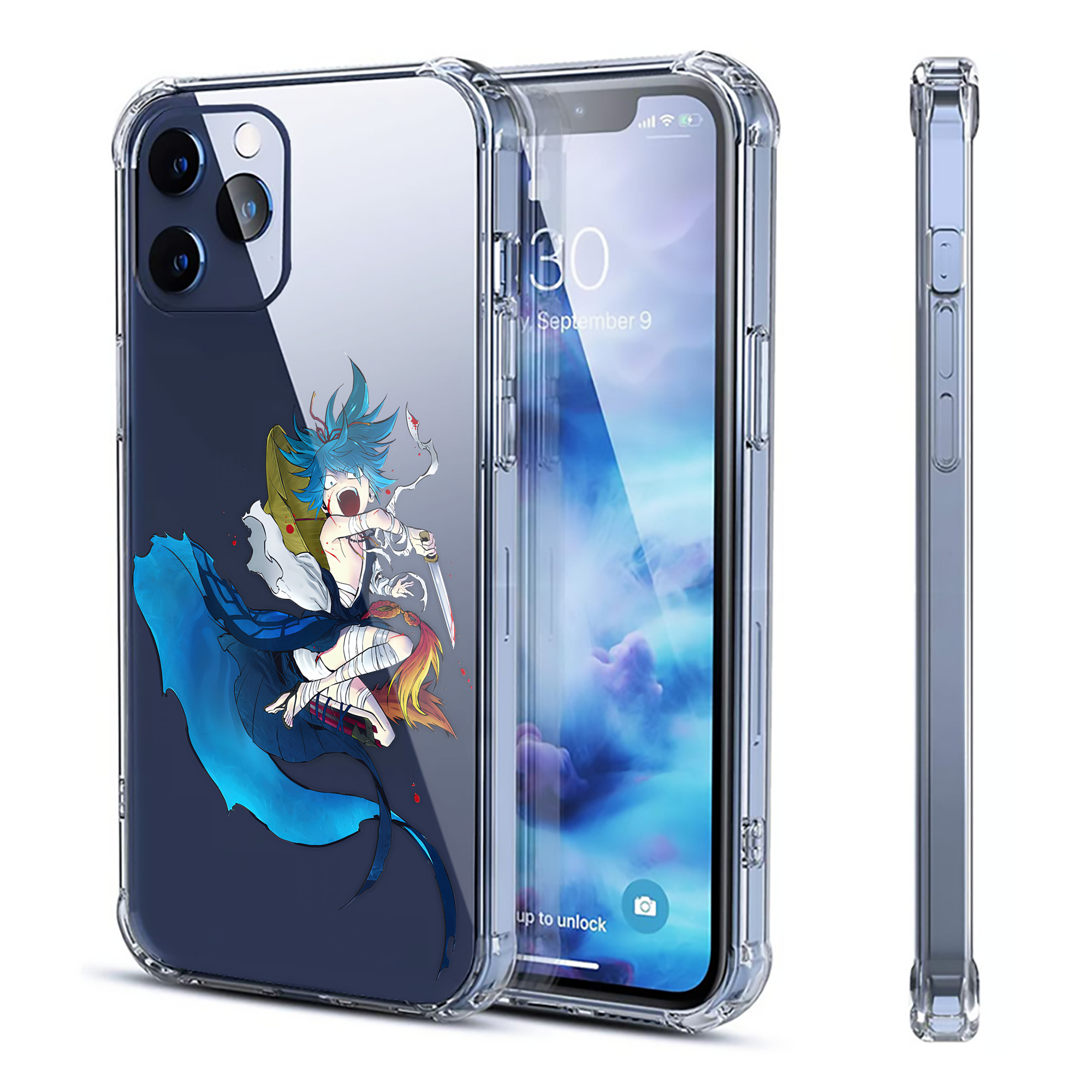 （画像用） 刀剣乱舞 Touken Ranbu 【iPhone 12シリーズ対応】透明スマホケース（クリアソフトケース）